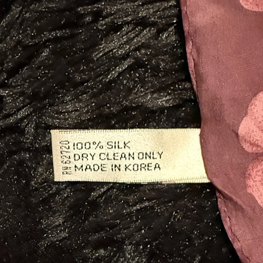 Oscar de la Renta Pink Floral Accessory